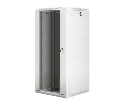 Szafa RACK LANBERG Szafa instalacyjna wisząca 19'' 27U 600X600mm szara (drzwi szklane) WF01-6627-10S